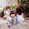 pagliaccetto Ioris a righe blu da bambina