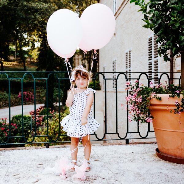 gonna Amelia a stelle da bambina in cotone