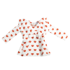 maglia a cuori bianca da bambina