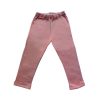 pantalone in felpa rosa da bambina