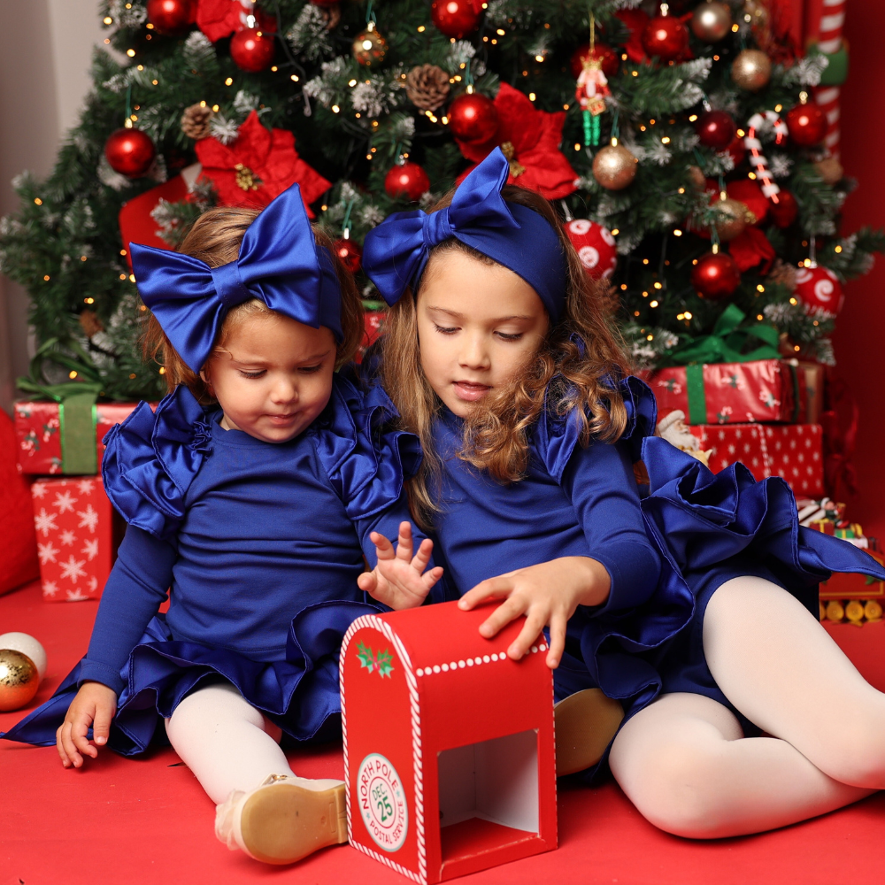 MAGLIA BLU DA BAMBINA FINO A 36 MESI IN CALDA VISCOSA