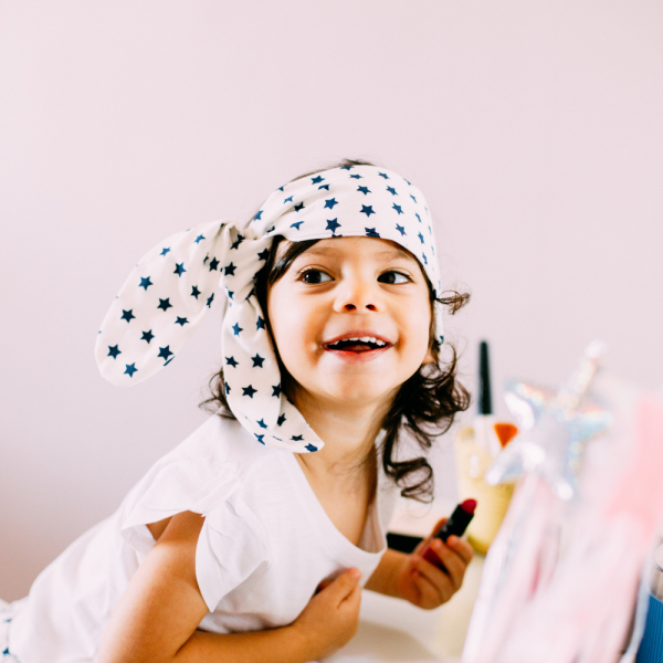 fascia Linda per capelli da bambina a stelle