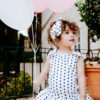 fascia per capelli a stelle da bambina