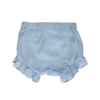 culotte azzurre in cotone da bambina