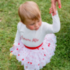 gonna Sofi a cuori da bambina in tulle
