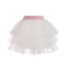 gonna in tulle da bambina bianca