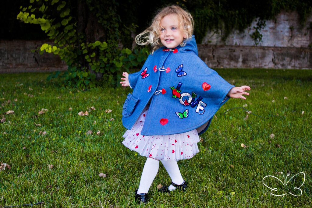 Abbigliamento bambina per giochi al parco