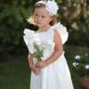 abito Isabel in pizzo da bambina fino a 5 anni