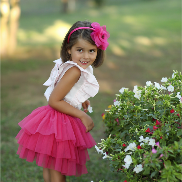 pagliaccetto in cotone rosa fino a 3 anni