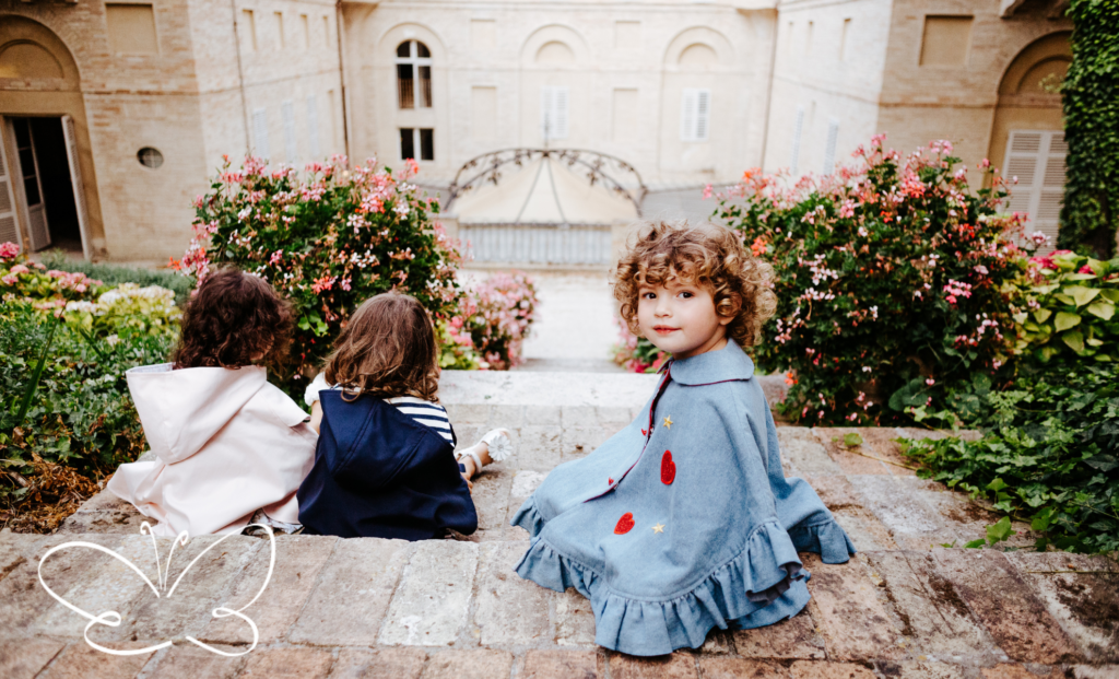 Mantelline per bambine fino a 5 anni firmate Giulia Mantelline